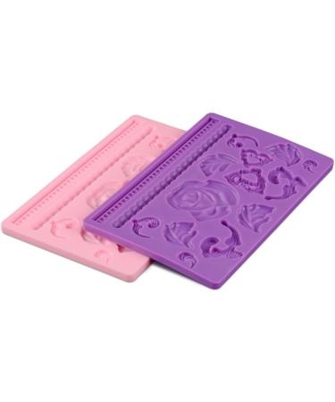HOMSFOU 3pcs Chocolate Silicone Molds Ice Chips Candy Ice Cube Silicone Molds Cookie Cookie Mold Silicone Ice Cube Molds Biscuit Cutters Jellybeans Candy Bakeware Fondant Mold Cake mediumx3pcs As Shownx3pcs - Buy Online on SooperMarket.com