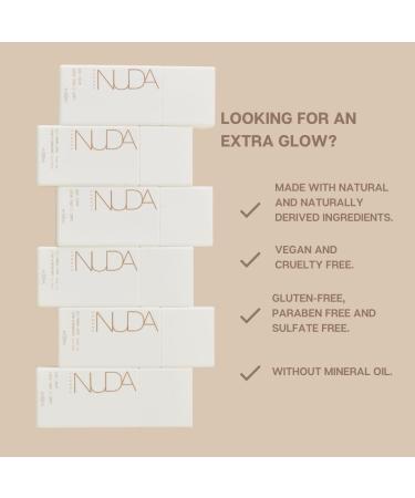 Nuda Self Tanning Lotion - Gradual Lightweight Tanner for Light to Medium Skin | Vegan Cruelty-Free & Infused with Sodium Hyaluronate & Vitamin C (200 mL - Buy Online on SooperMarket.com
