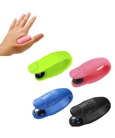 4 pcs Hypoglycemia Acupoint Clip Mini Multifunctional Adjustable Personalization Hand Pressure Point Clip Applicable to Lowering Blood Pressure and Relieving Headaches