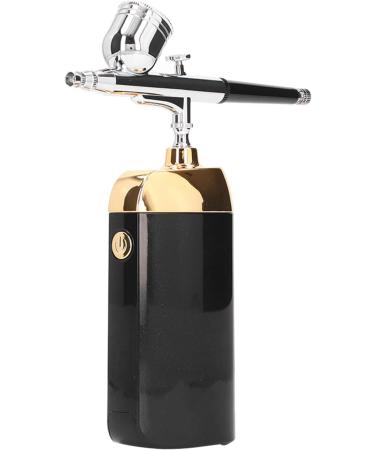 Akozon Oxygen Facial Rejuvenation Kit: Cordless Handheld Airbrush Sprayer with USB Charging for Deep Skin Hydration Cake Decorating and Versatile Artistic Applications (Black) - Buy Online on SooperMarket.com