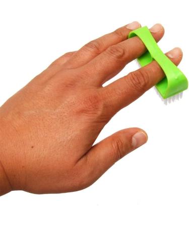 Nail Clean Brush Set - Double Sided Finger Cleaning Brushes (3 Pcs) | Strong Bristles, Ergonomic Handle | Ideal for Fingernails & Toenails - Buy Online on SooperMarket.com