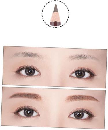FOYTOKI 4 Pcs Long Lasting Eyebrow Pencils Eyebrow Pencil Dark Brown Black Eyebrow Pencil and Brush - Buy Online on SooperMarket.com