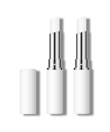KYDA 2 Pcs Lip Balm Primer Colorless Matte Lip Balm Tint Smoothes and Refines Lip Mask Moisturizing Primer for Lips Sheer Lightweight Lip Base Lipstick Primer or Daily Lips Balm 01