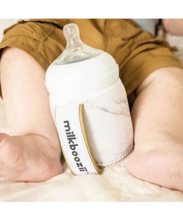Milkboozii 4oz to 5oz Baby Glass Bottle Sleeve Reusable with Handle Neoprene Holder Moisture  Non-Slip Grip Insulator Covers for Natural Philips Avent Bottle (C   Wide Neck  White Marble) C - Wide Neck White Marble - Buy Online on SooperMarket.com