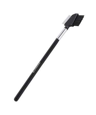 Premium Eyebrow Brush & Eyelash Comb - Metal Teeth Spoolie for Makeup | Travel-Friendly Beauty Tool - Buy Online on SooperMarket.com