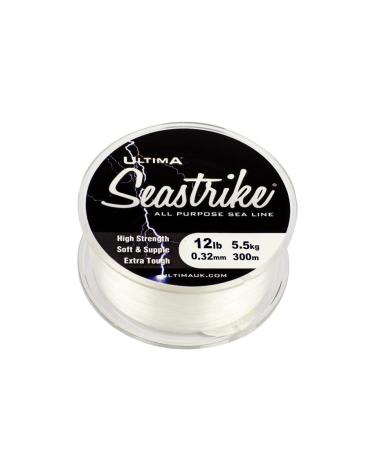 ULTIMA Unisex-Adult Seastrike Sterk Fishing Line-300m Spool Transparent 0.32mm-12.0lb/5.5kg