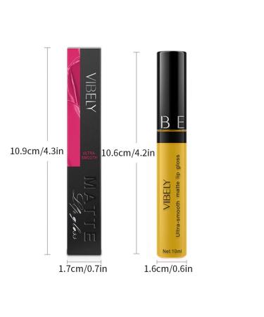 Vibely Matte Liquid Lipstick Set - Waterproof Velvety High Pigmented Lip Gloss for Women & Girls - Perfect Gift - Buy Online on SooperMarket.com