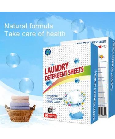 woyufen Laundry Detergent Sheets - 90 Loads Eco-Friendly Ultra Concentrated Laundry Strips - Biodegradable Plastic-Free & Vegan - Buy Online on SooperMarket.com