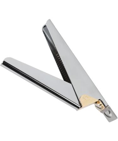 False Nail Clipper Comfortable Handle Easy Operation Good Workmanship Fake Nail Trimmer Lightweight U Shape for Home and Salon Use (Silver) - Buy Online on SooperMarket.com