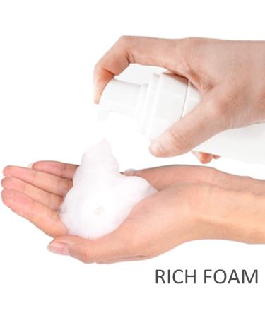Foam Pump Bottle 200ml/6.8oz Empty Plastic Foam Dispenser Pump Bottle Travel Large Refillable BPA Free Lotion Bottles for Shampoo Shower Hand Soap Foaming (4 Pack) A.200ML(6.8OZ) 4Pack - Buy Online on SooperMarket.com