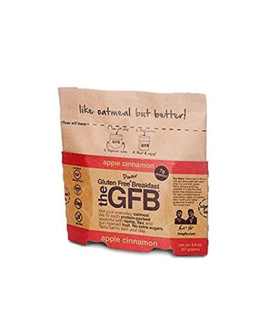 The Gluten Free Bar High Protein Oatmeal Power Breakfast, Apple Cinnamon, 2 Ounce, Vegan, Dairy Free, Non GMO, Soy Free