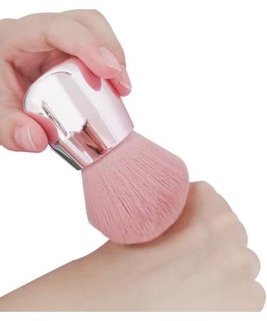 Makeup Powder Brushes Makeup Powder Brushes Foundation Set Face Professional Head Large Mineral Rose Gold 2PCS - Buy Online on SooperMarket.com