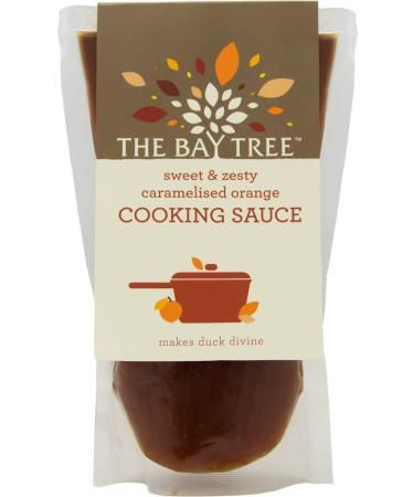 The Bay Tree Caramelised Orange Sauce Sweet and Zesty Cooking Sauce Makes Duck Divine Full of Flavour Nut Free and Savoury Makes as a Great Stir Fry Sauce - 320g Pouch Orange 320 g (Pack of 1)