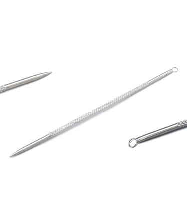 LAJA Imports Needle Blackhead Remover Pimple Extractor Popper for Acne Comedone Blemish Whitehead Zit Removal Tool