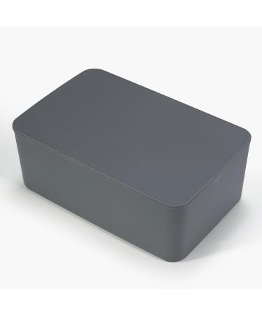 Cheerhom Baby Wet Wipes Box - Gray Moist Toilet Paper Holder with Lid | Ideal for Home Office & Outdoors - 18x12.2x7cm - Buy Online on SooperMarket.com