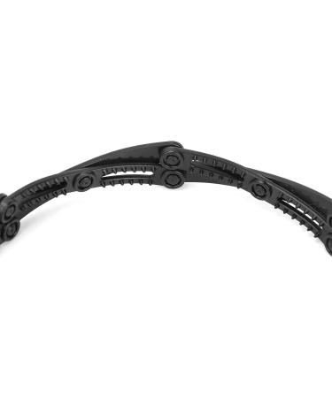 Foldable Headband Adjustable Headband Travel Headband Black Wave Hairband Headband Hair Accessories Headband(black) - Buy Online on SooperMarket.com
