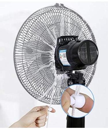 ARAWARA 20 Inch Fan Mesh Dust Cover - Set of 2 | Washable, Reusable, Anti-Dust | Child Safe | for Round Fans - White - Buy Online on SooperMarket.com