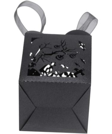 Gogogmee 50pcs box Can Style Branch Creative Black Exquisite Candy Hollow Halloween Container - Buy Online on SooperMarket.com