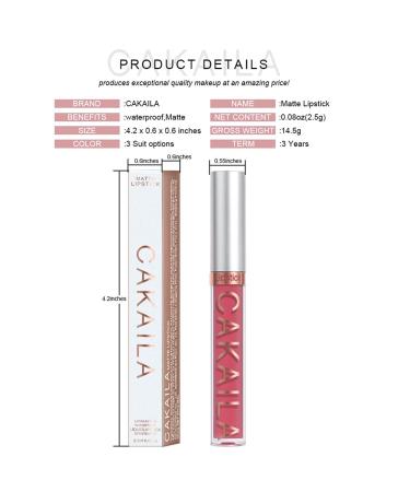 Petansy 18 Colors Matte Lipstick Set - Nude Velvet Liquid Lipstick Collection | Long-Lasting, Non-Stick, Waterproof Lip Gloss with Gift Box (18 Color/Set) - Buy Online on SooperMarket.com