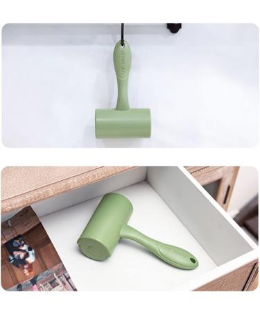 Solid Color Lint Roller for Clothes - 1 Handle & 6 Extra Sticky Refills - 360 Sheets Total - Best Pet Hair Remover Tool - Wh White - Buy Online on SooperMarket.com