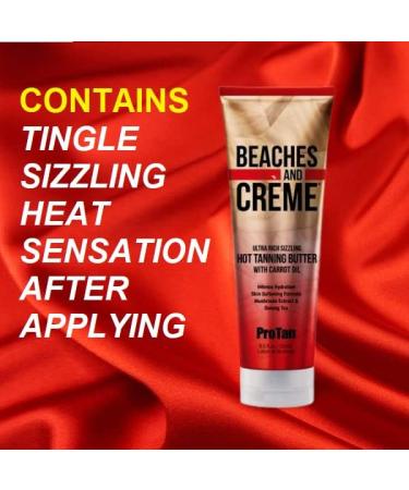 Pro Tan Beaches and Creme Ultra Rich Hot Tanning Butter with Carrot Oil (250ml) - Get the Ultimate Tanning Experience - Buy Online on SooperMarket.com