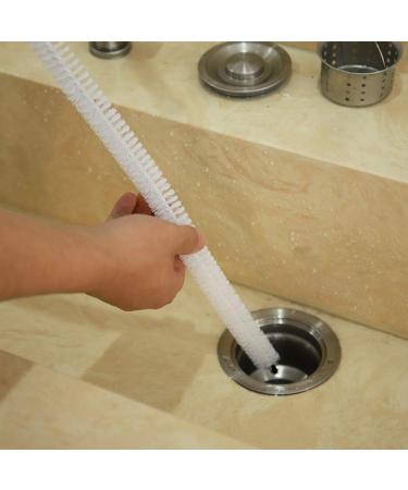 Flexible Overflow Brush Drain Cleaner Tool 28in Blue Green for Kitchen Bathroom (Green) Zhangfacai3yg29m0nx7-02 - Buy Online on SooperMarket.com