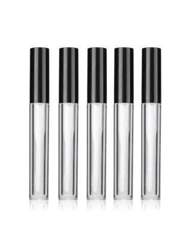 5pcs/set 5ml Clear Empty Lipgloss Bottle Eyelash Eyeliner Oil Container Lip Gloss Split Bottle