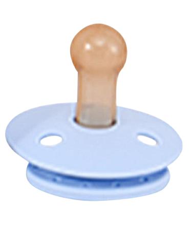 Virtcooy 5 pieces of pacifiers for bite rings made of silicone for infants 1 pack of pacifiers for newborns from natural rubber with nipple in the form of large air holes 5 pieces blue