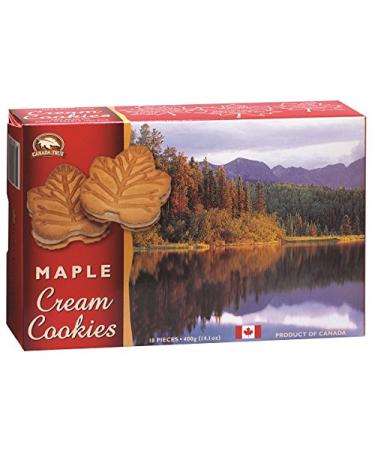 Canada True Premium Maple Cream Cookie with 100% Pure Maple Syrup - Product of Canada