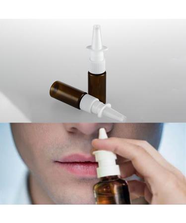 Dajidafu 15ml Nasal Spray Bottle Portable Plastic Empty Refillable Pump Sprayers Container Spraying Atomizers Travel Makeup Water - Buy Online on SooperMarket.com