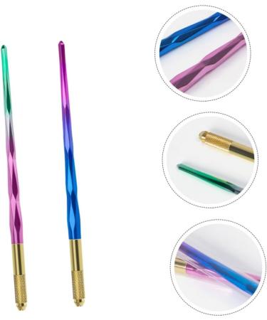 MAGICLULU 2pcs Colorful Embroidery Pen Eyebrow Pen Tattoos Mist Pen Embroidered Tattoos Tool Pen - Buy Online on SooperMarket.com