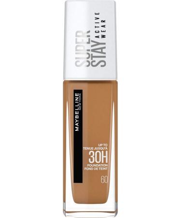 Maybelline New York Super Stay Waterproof Foundation No. 60 Caramel - Long-Lasting High Opacity Makeup (30 ml) - Buy Online on SooperMarket.com