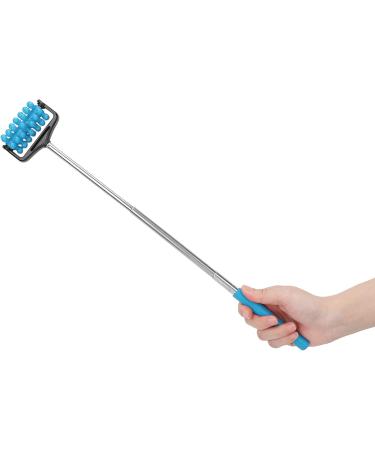 Adjustable Telescopic Back Massager for Pain Relief | Blue Sore Muscle Tool for Men & Women | International Shipping - Buy Online on SooperMarket.com