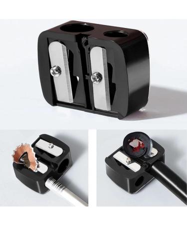 12-Piece Cosmetic Pencil Sharpeners - Dual Hole Lip Liner & Eyeliner Sharpener Set - Buy Online on SooperMarket.com