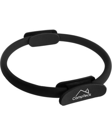 CampTeck double grip Pilates ring yoga ring resistance ring - yoga gym training double band circle black