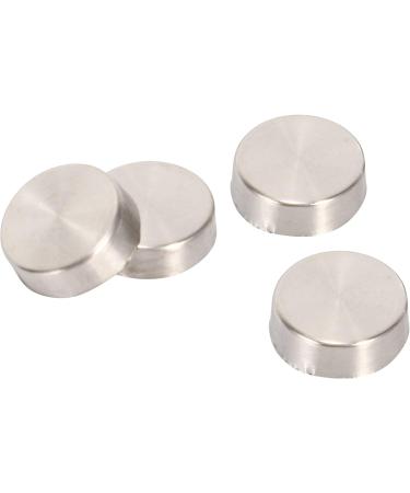KVSERT 16 mm Stainless Steel Mirror Screw Cap (48 Pieces) - Buy Online on SooperMarket.com