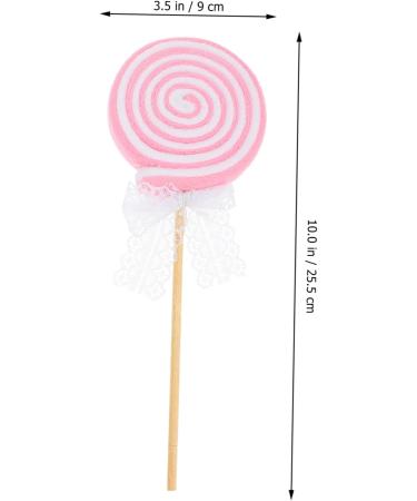 Warmhm 4 Pcs Lollipop Cosplay Party Supplies Fairy Accessories Wedding Favors Toy for Kids Princess Fairy Wand Girl Fairy Wand Cake Pop Ornament Wooden Toys Plush Toy Wool Felt Bouquet - Buy Online on SooperMarket.com