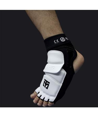 MOOTO Korea Taekwondo S2 Extera Foot Protector Guard - KTA Approved for MMA, Kickboxing, Karate - XS Size - Buy Online on SooperMarket.com