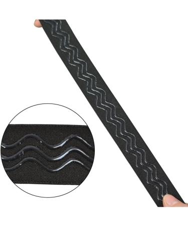 Elastic Band Non-Slip Wavy Silicone Grip for Wig Making - 6 Yard, 1 Inch - Buy Online on SooperMarket.com