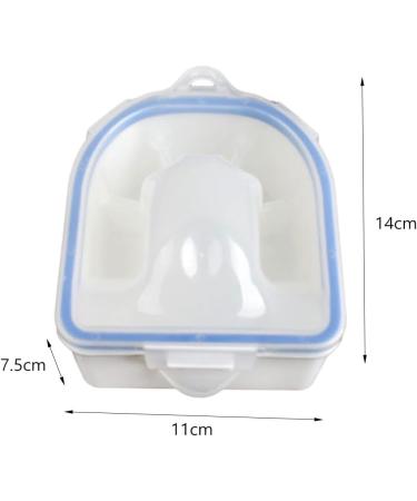 Harilla Professional Nail Soaking Bowl Nail Art Tool Thickened Double Layer Gel Nail Polish Remover Bowl for Nails Spa Blue - Buy Online on SooperMarket.com