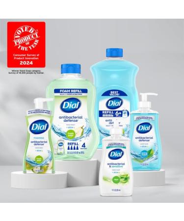 Dial Antibacterial Foaming Hand Wash Refill - Spring Water 30 oz | Buy Internationally - Buy Online on SooperMarket.com