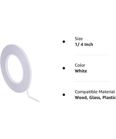 Leinuosen Double Sided Adhesive Tape (55 Yards) for Gifts  Photos  Documents  Wallpaper  Scrapbooking  Crafts  Ribbon  Cards and Boxes (1/4 Inch) 1/ 4 Inch - Buy Online on SooperMarket.com