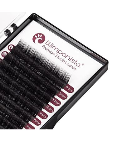M Curl Lashes - silk eyelashes - thickness 0.07mm - mixed lengths 8-14mm - for eyelash extension