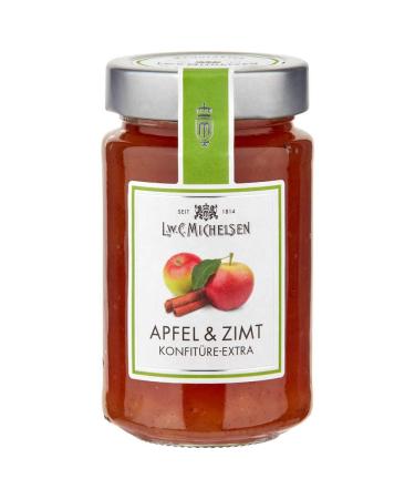 L.W.C.Michelsen - apple & cinnamon jam extra (280g) |velvety & soft |Of course without additives |High quality jam |Pure naturalness in a glass