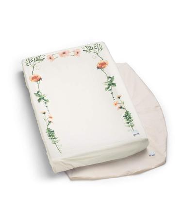 Elodie Details Universal Changing Pad Covers (2 Pieces) 100% Oeko-Tex Cotton 74 x 48 cm - Meadow Flower White/Beige