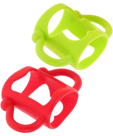 ibasenice 10 Pcs Silicone Bottle Handle Bottle Handles Bottle Accessories Self Feeding Bottle Handle Silicone Bottle Handle Wide Mouth Milk Bottle 13.00X7.00X6.50CMx5pcs Assorted Colorx5pcs - Buy Online on SooperMarket.com