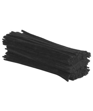 Iconikal Black Pipe Cleaners Craft Chenille Stems for DIY Art Supplies 350-Count