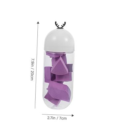 NOLITOY 2 Capsule Bottle Beauty Egg Makeup Sponges - Hydrophilic Polyurethane Blender for Flawless Foundation | International Shipping - Buy Online on SooperMarket.com
