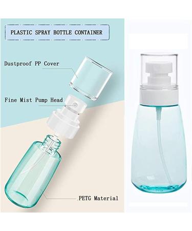 Hairdressing Spray Bottles Set - 30ml 60ml 80ml | Travel Size Cosmetic Atomizers for Makeup & Shampoo - Empty Blue Bottles - Buy Online on SooperMarket.com
