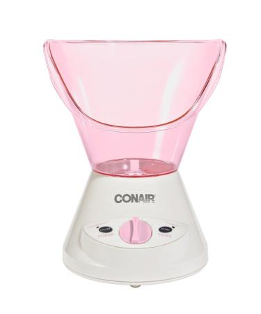 True Glow by Conair Moisturizing Mist Facial Sauna System  Pink / Cream